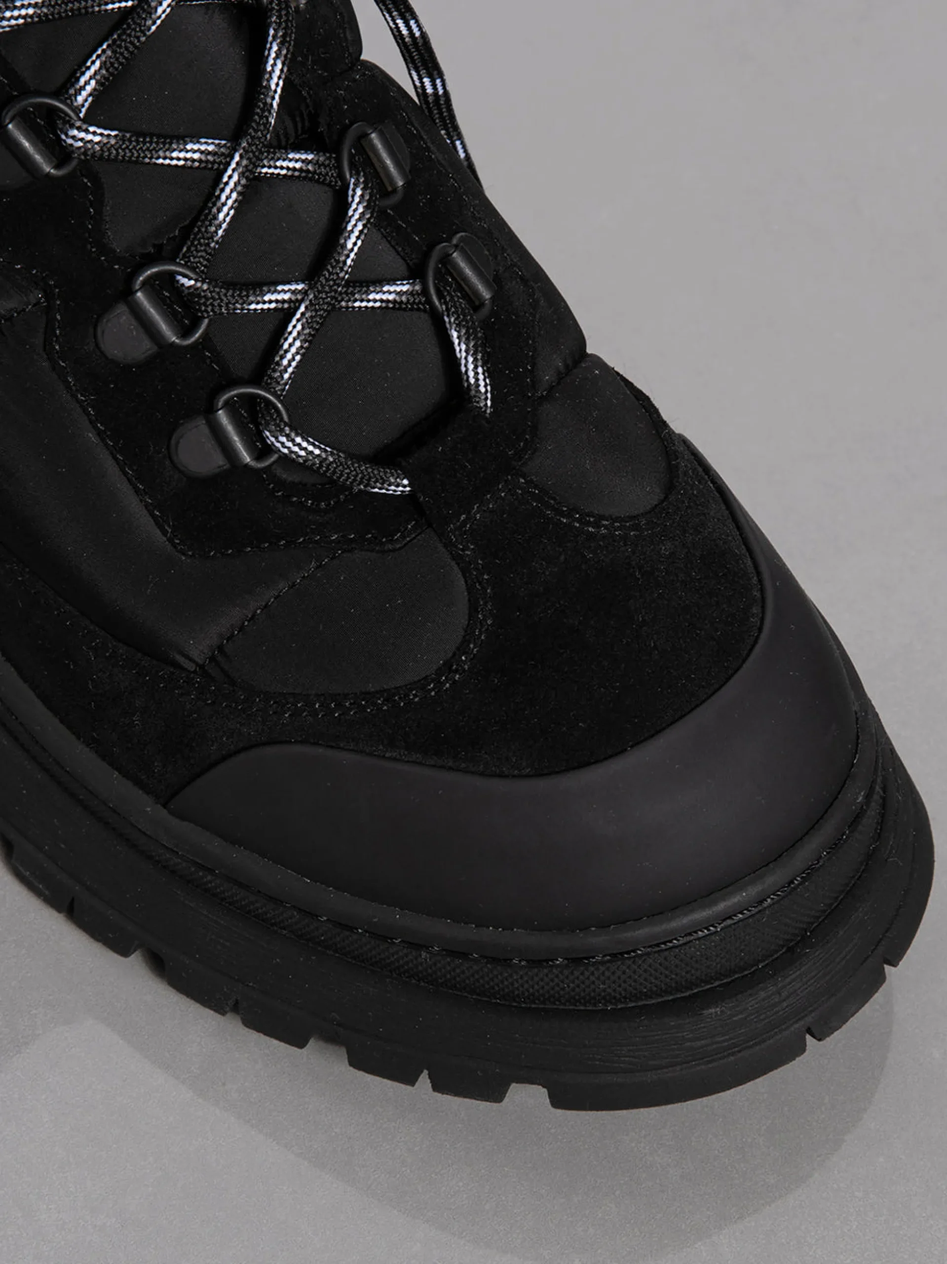 Hiking Lug Sole Boot in Noir