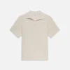 Jacquard Polo in Natural