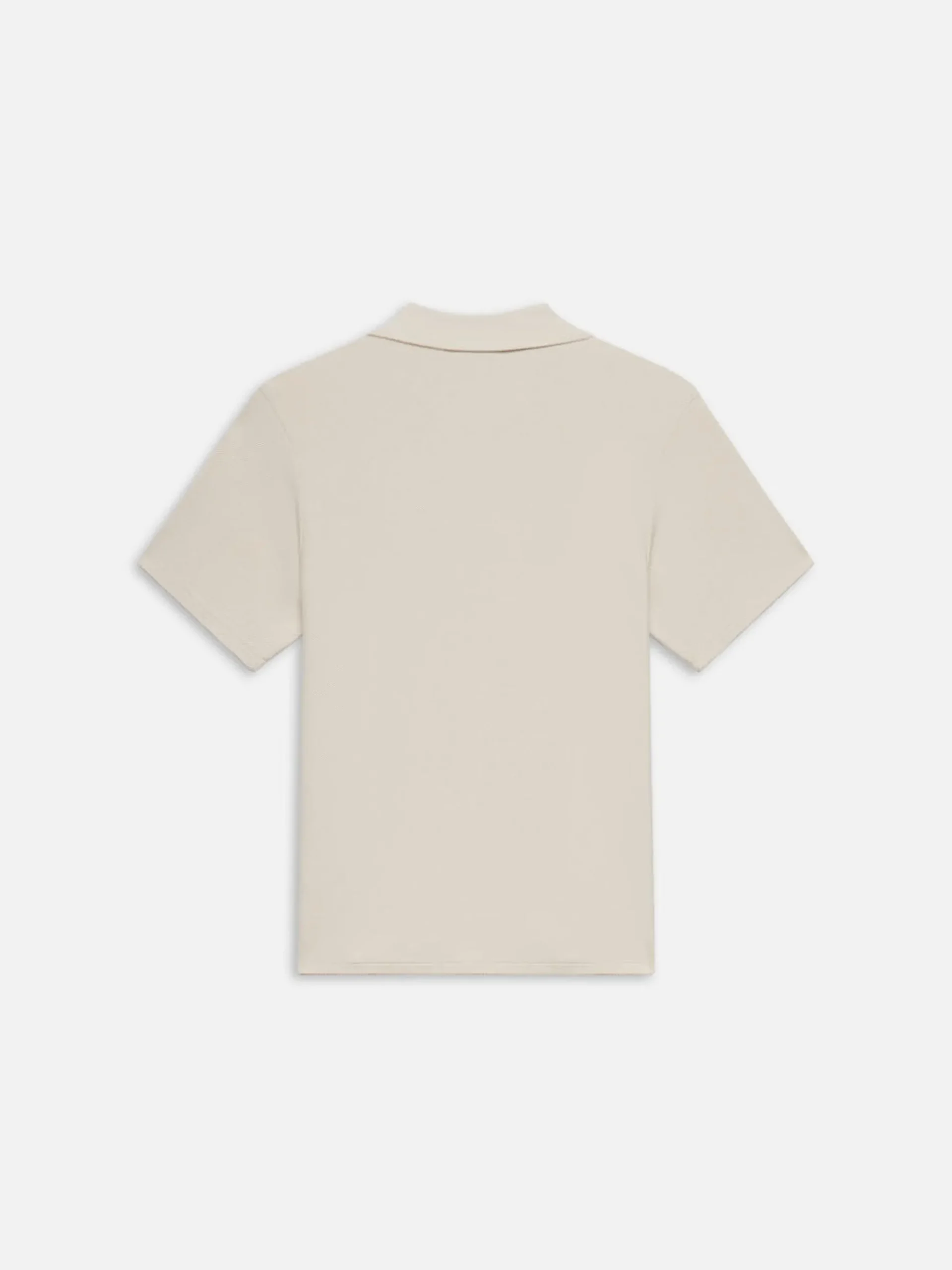 Jacquard Polo in Natural
