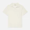 Jacquard Polo in Off White