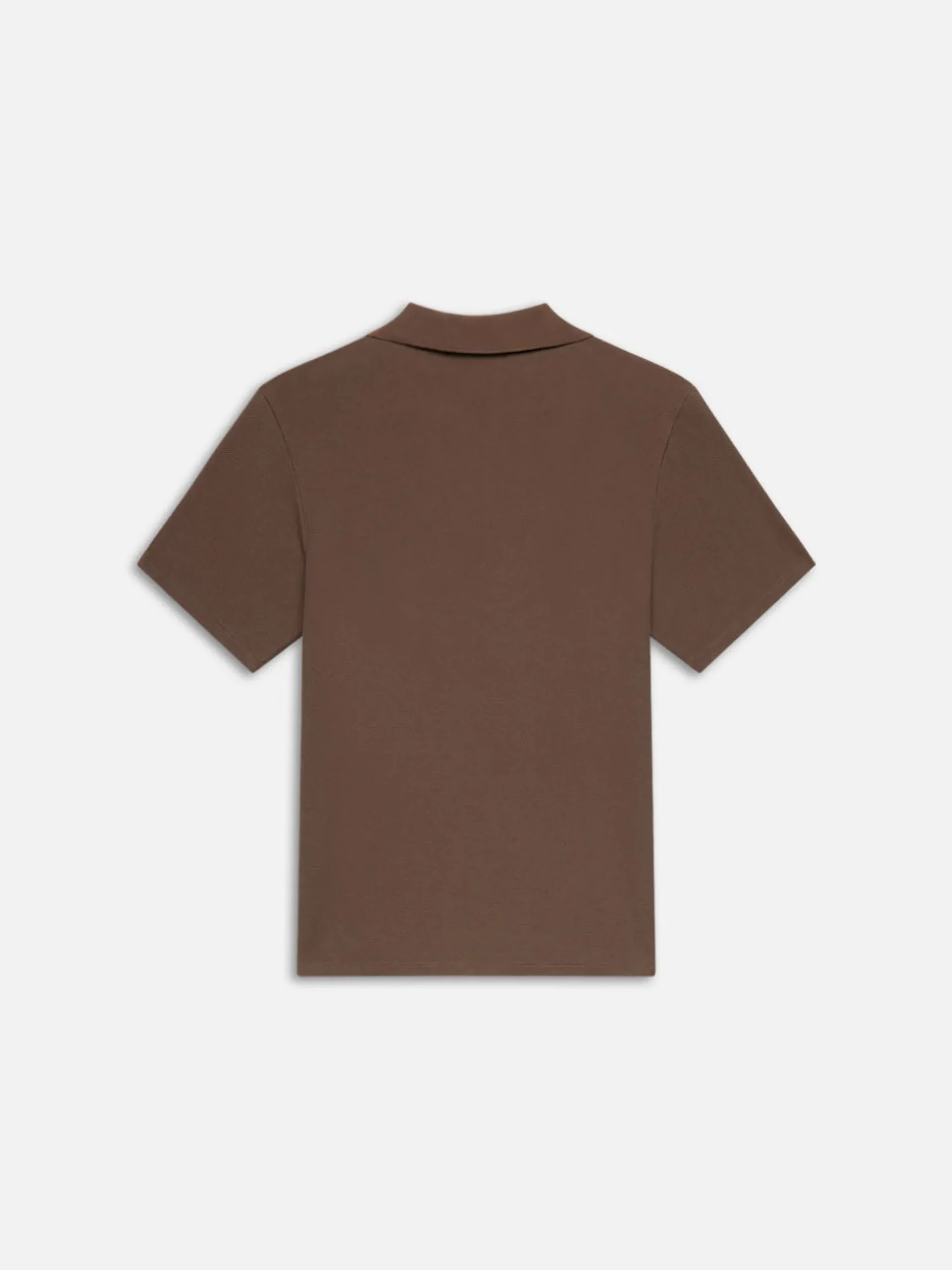 Jacquard Polo in Soft Mocha