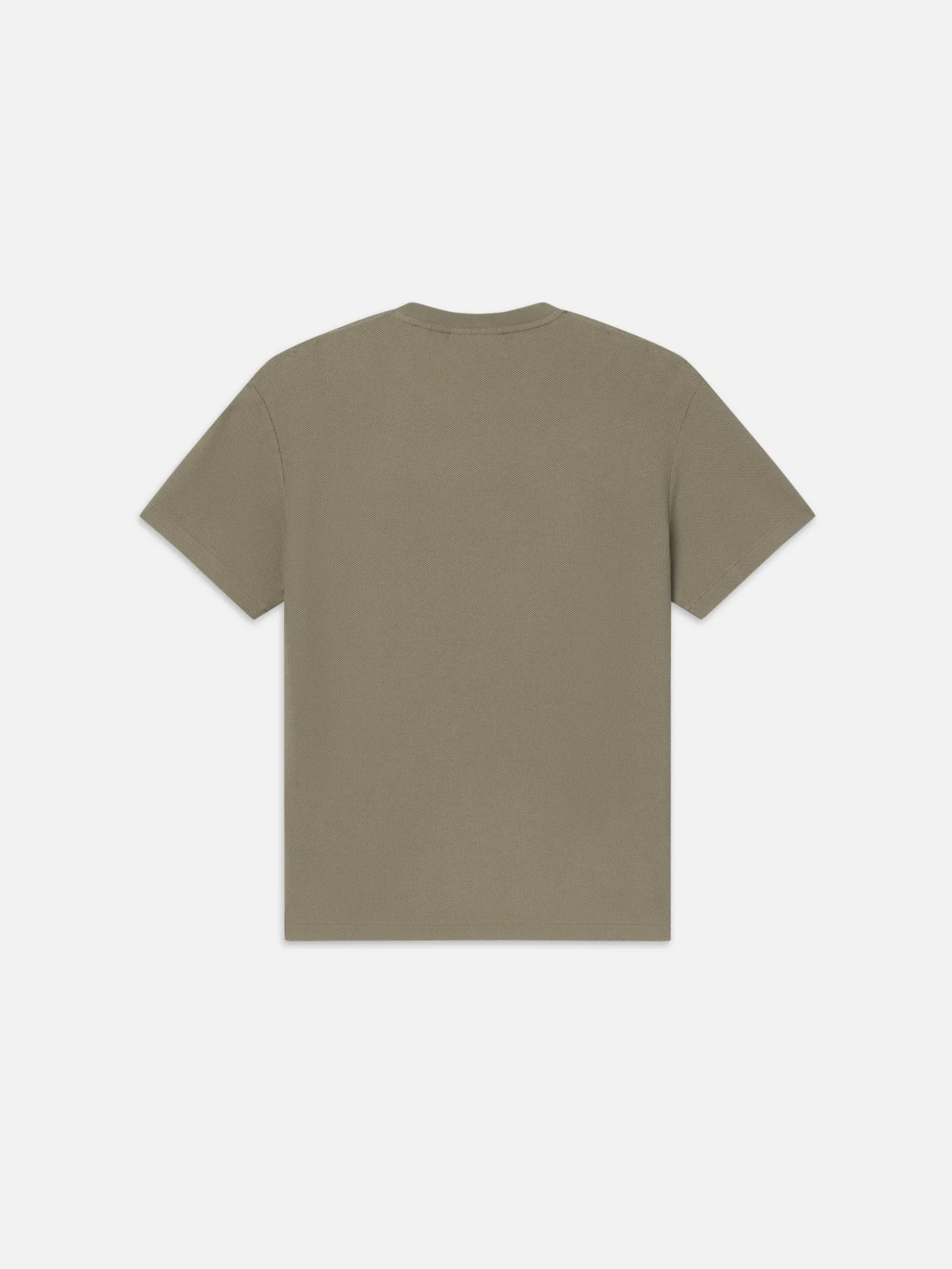Jacquard Relaxed Tee in Dry Sage