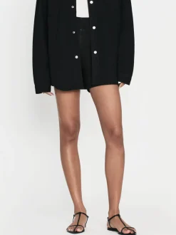 Jetset Short in Sheen Noir