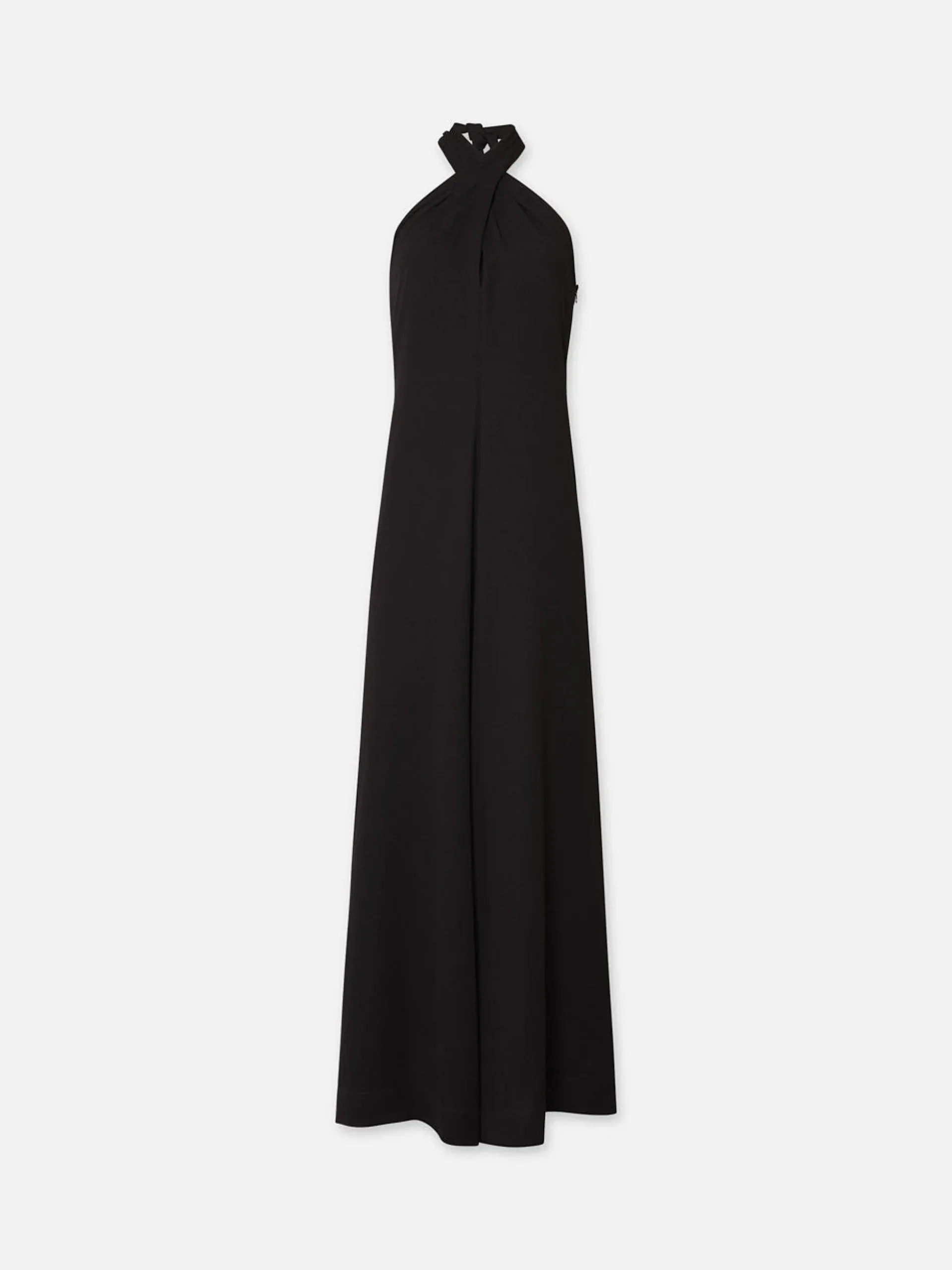 Keyhole Halter Jumpsuit in Black