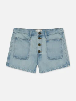 Le Bardot Exposed Button Short in Trevi