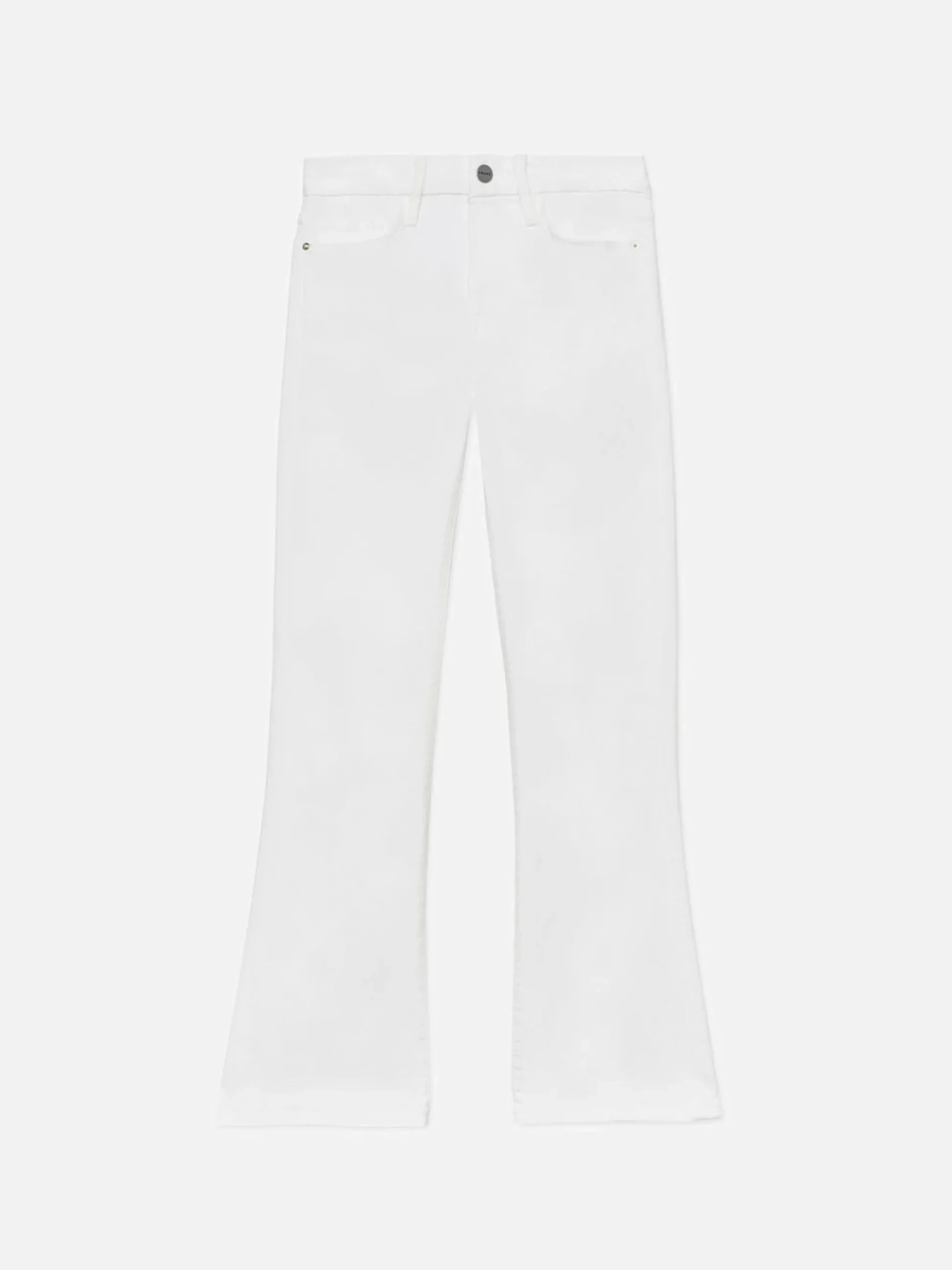 Le Crop Mini Boot in Blanc