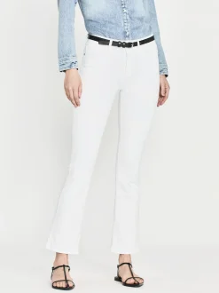 Le Crop Mini Boot in Blanc