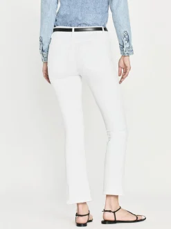 Le Crop Mini Boot in Blanc