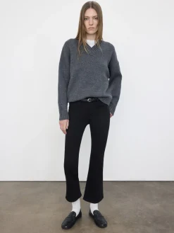 Le Crop Mini Boot in Film Noir