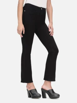 Le Crop Mini Boot in Film Noir
