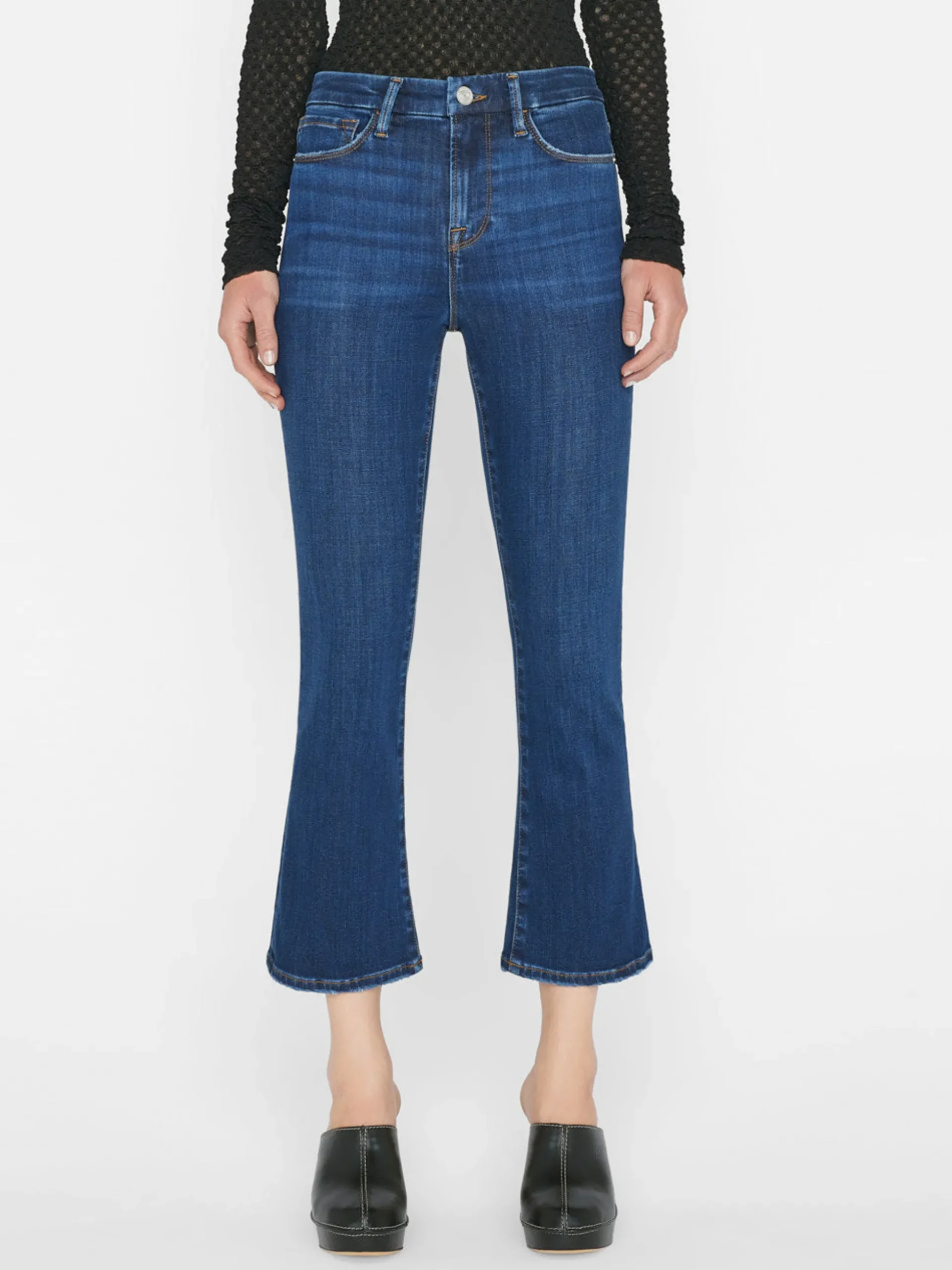 Le Crop Mini Boot in Majesty