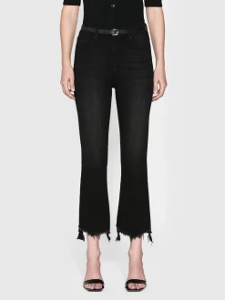 Le Crop Mini Boot in Tilt Stiletto Hem