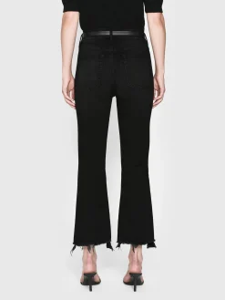 Le Crop Mini Boot in Tilt Stiletto Hem