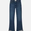 Le Crop Mini Boot Cascade in Calvin