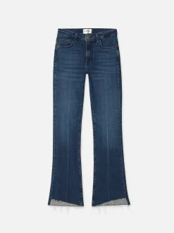 Le Crop Mini Boot Cascade in Calvin