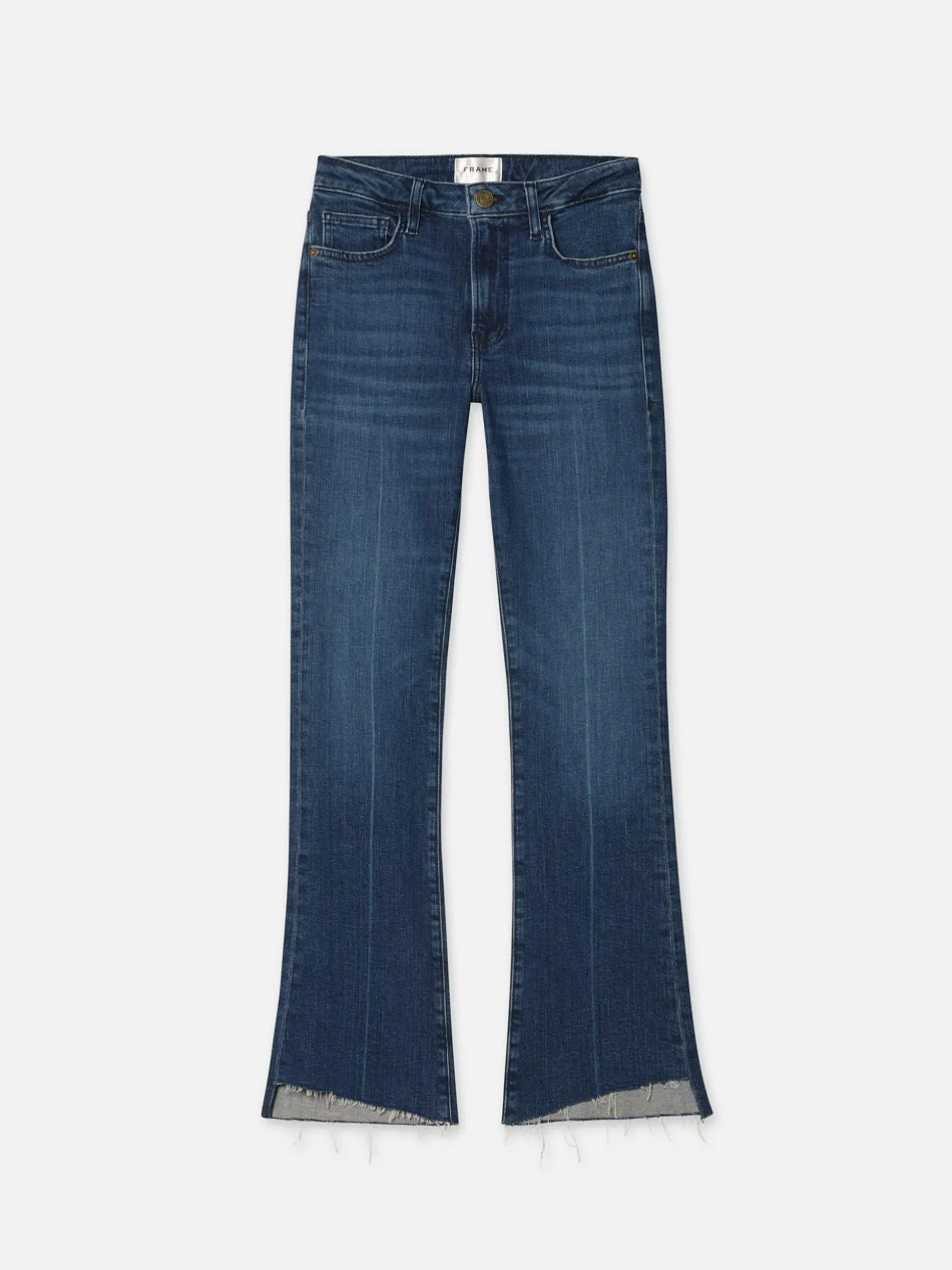 Le Crop Mini Boot Cascade in Calvin