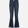 Le Crop Mini Boot Cascade Hem in Naples