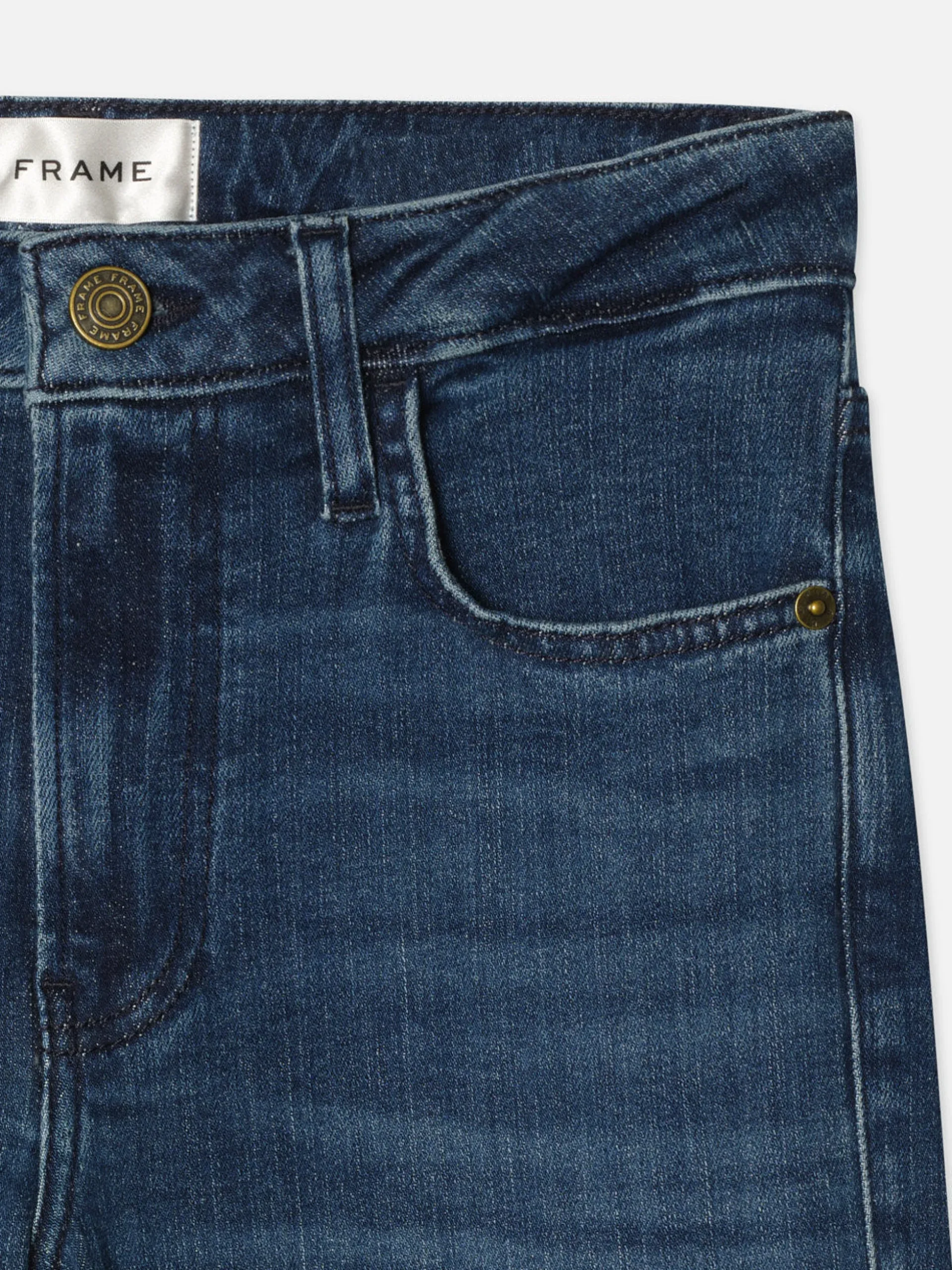Le Crop Mini Boot Cascade in Calvin