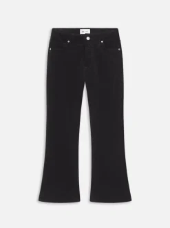 Le Crop Mini Boot Corduroy in Black