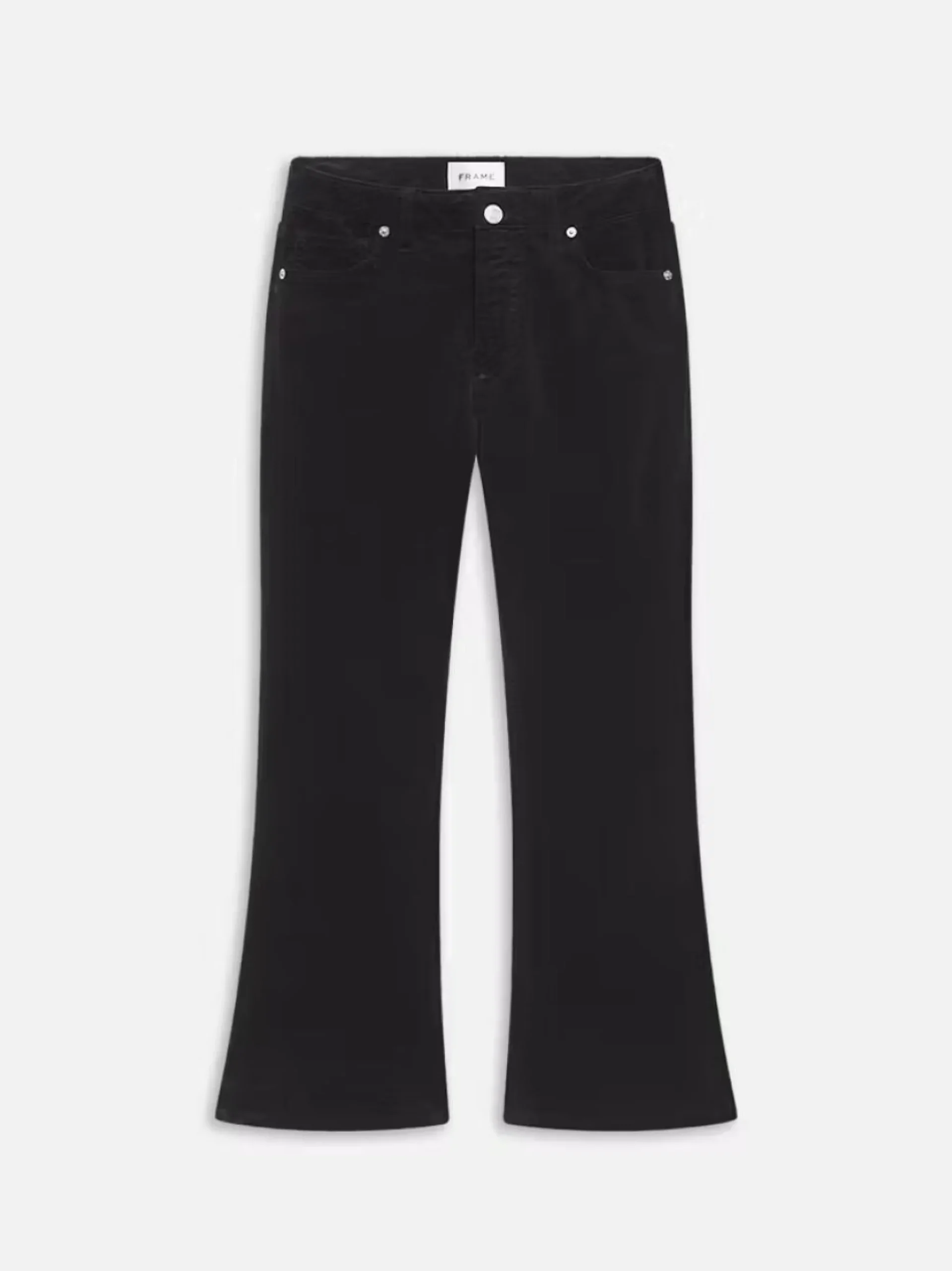 Le Crop Mini Boot Corduroy in Black
