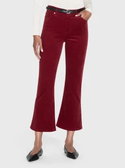 Le Crop Mini Boot Corduroy in Paprika