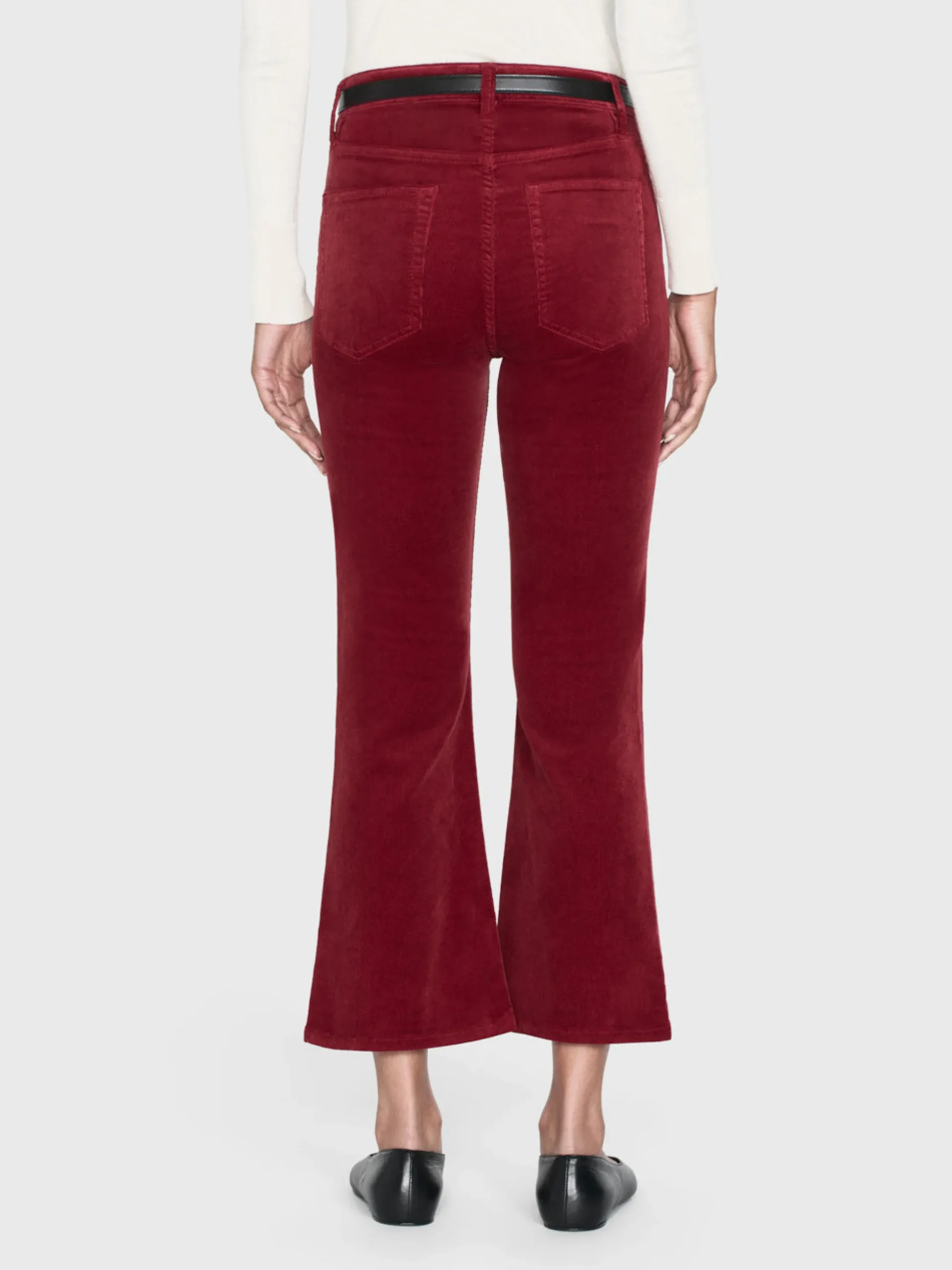 Le Crop Mini Boot Corduroy in Paprika