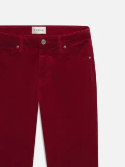 Le Crop Mini Boot Corduroy in Paprika