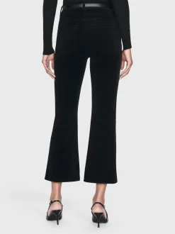 Le Crop Mini Boot Corduroy in Black