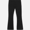 Le Crop Mini Boot Trouser in Noir