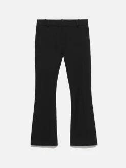 Le Crop Mini Boot Trouser in Noir