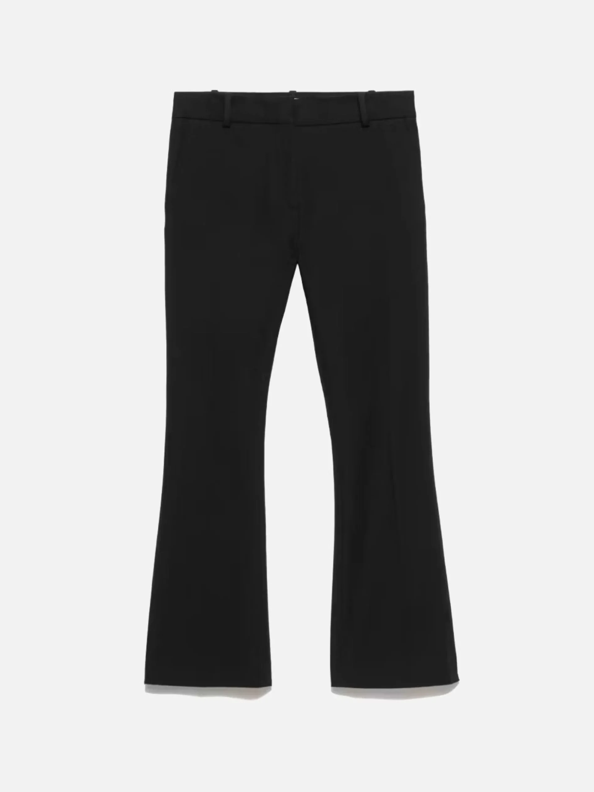 Le Crop Mini Boot Trouser in Noir