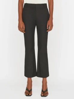 Le Crop Mini Boot Trouser in Noir
