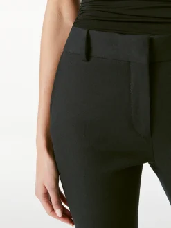 Le Crop Mini Boot Trouser in Noir