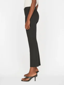 Le Crop Mini Boot Trouser in Noir