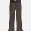 Le Crop Mini Boot Velvet in Comet Velvet