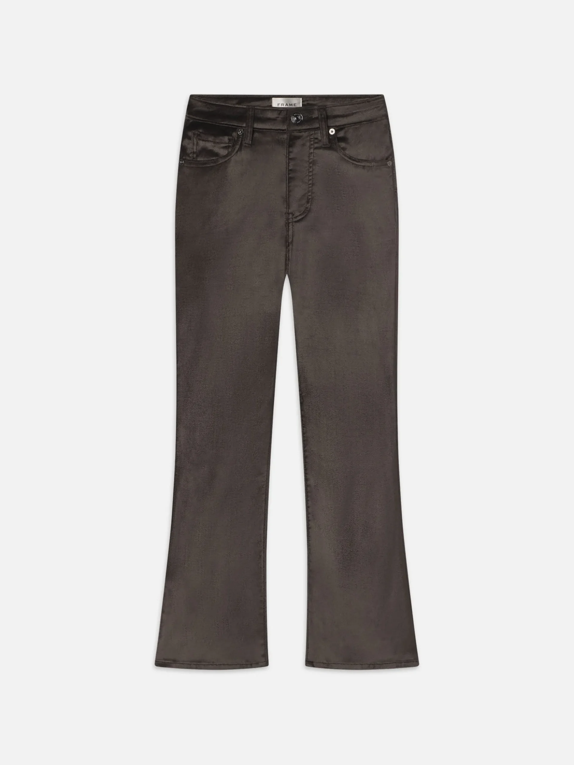 Le Crop Mini Boot Velvet in Comet Velvet