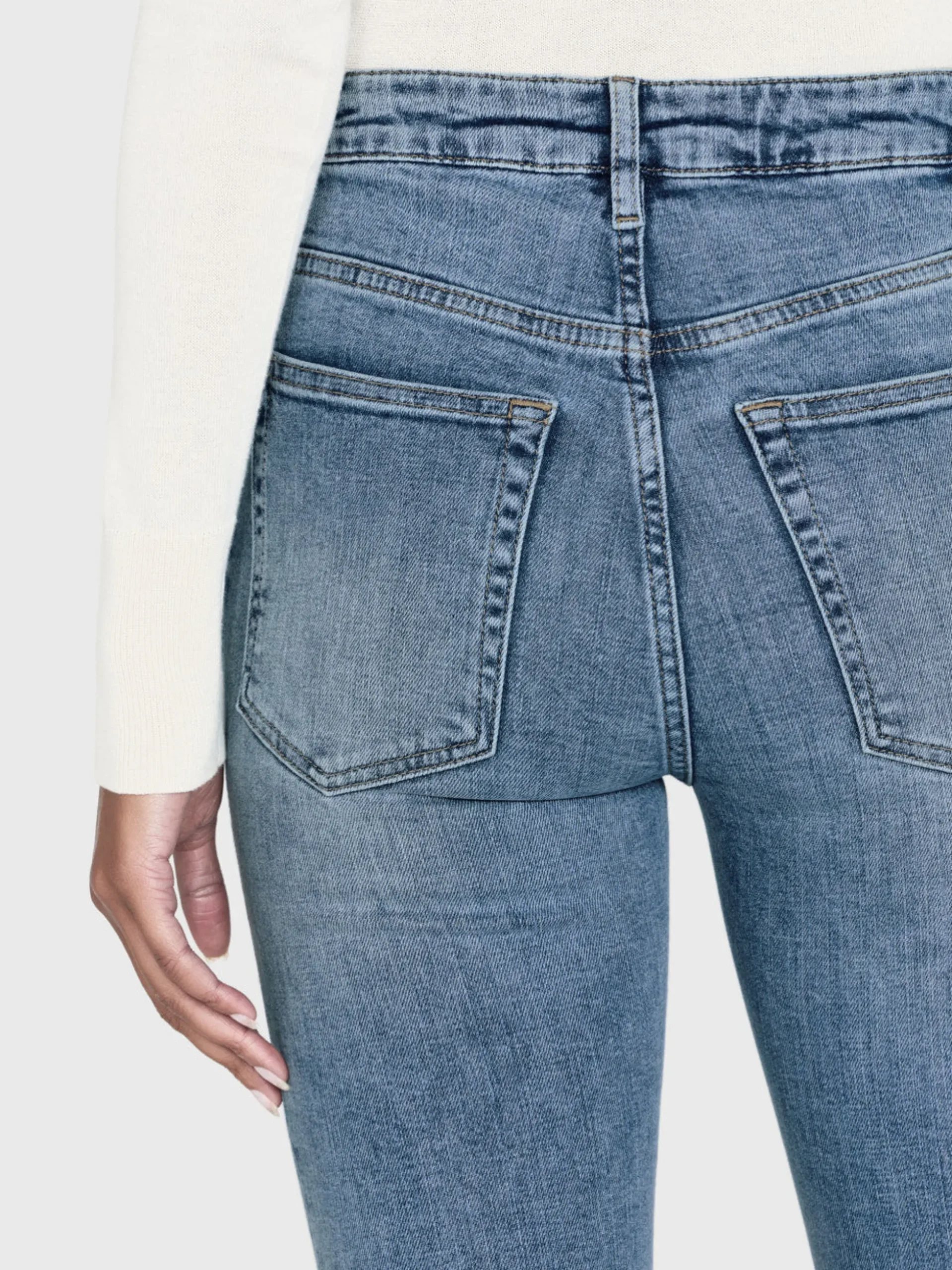 Le Crop Mini Boot Worn Fray in Whimsy