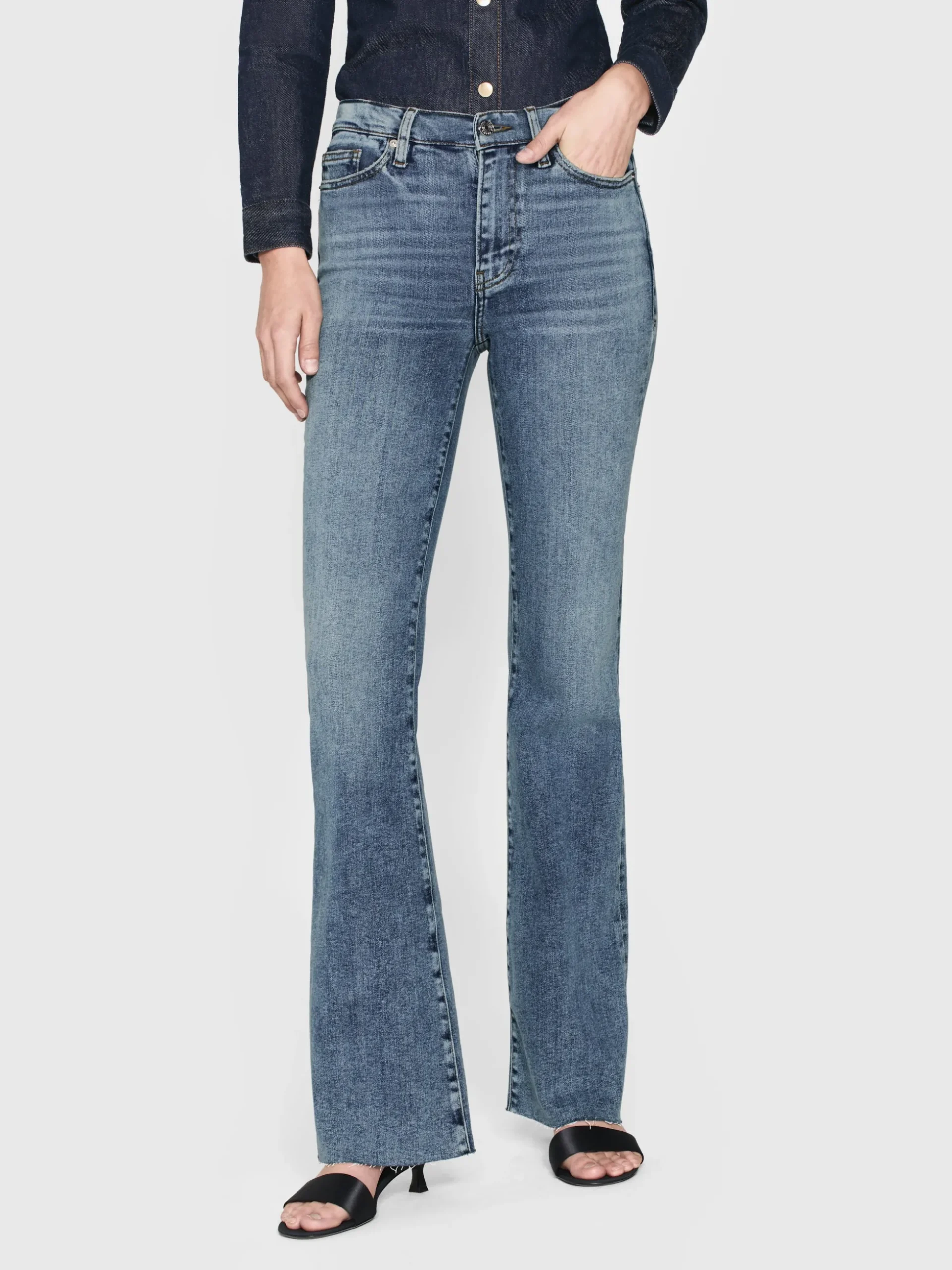 Le Easy Flare in Rowley Raw After