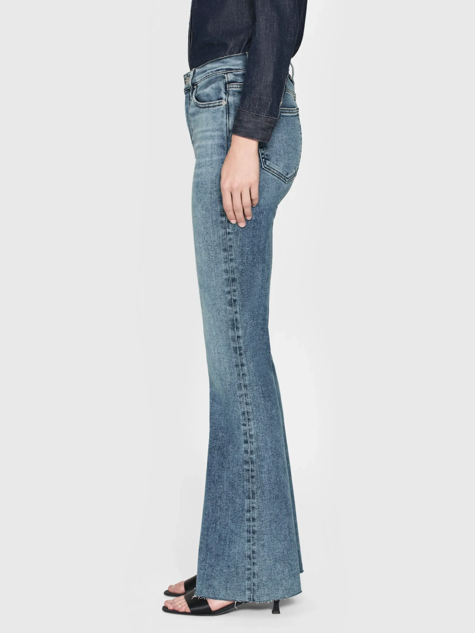 Le Easy Flare in Rowley Raw After