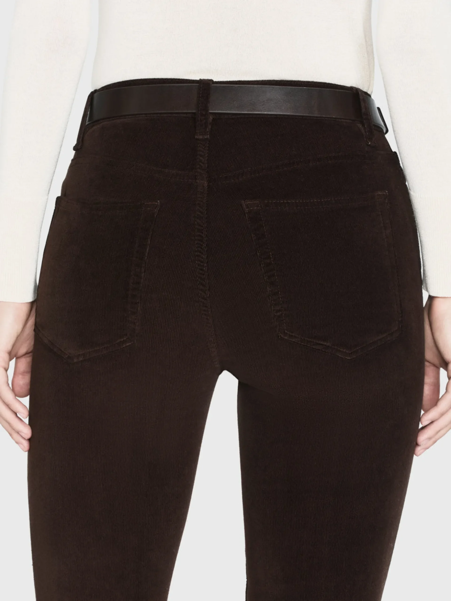 Le Easy Flare Corduroy in Espresso