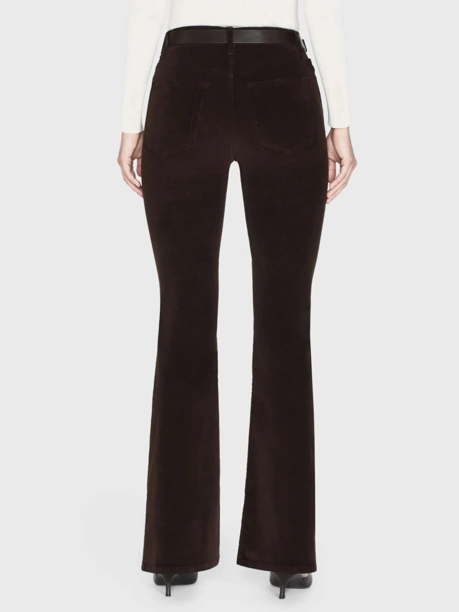 Le Easy Flare Corduroy in Espresso