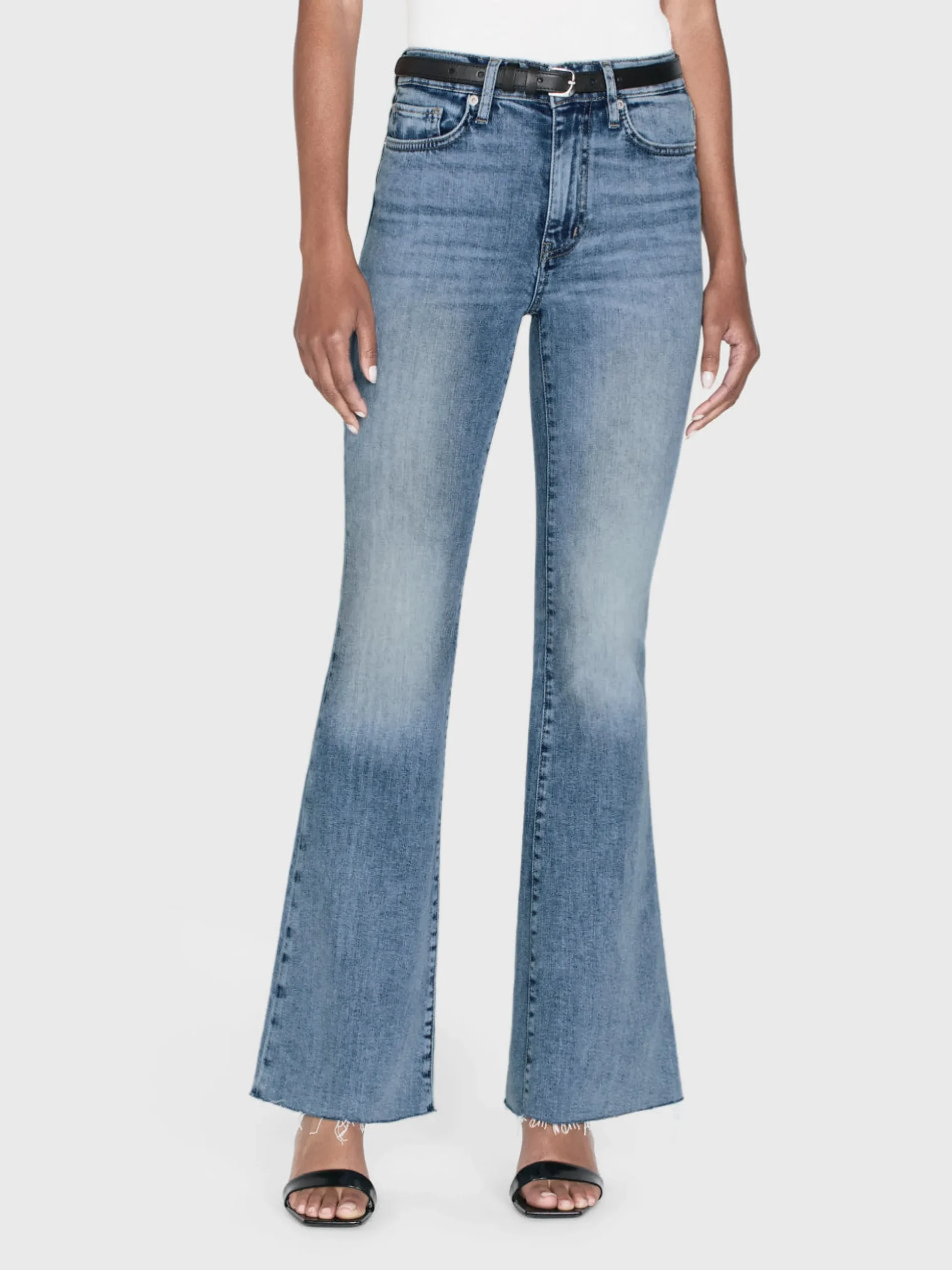Le Easy Flare Raw Fray in Whimsy