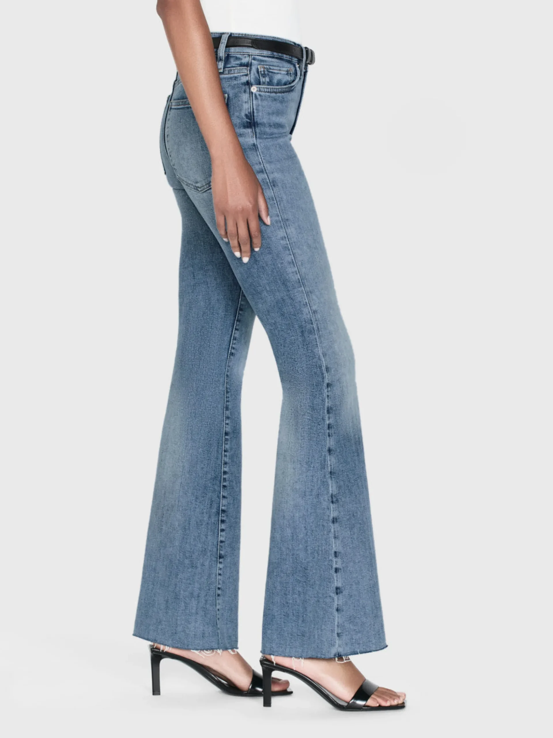 Le Easy Flare Raw Fray in Whimsy