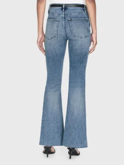 Le Easy Flare Raw Fray in Whimsy