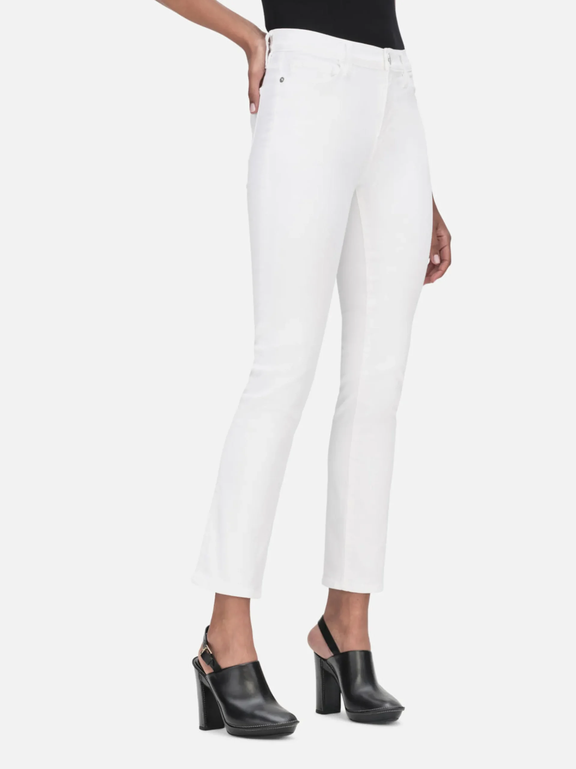 Le High Straight in Blanc