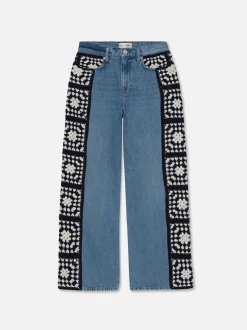 Le Jane Crop Crochet in Baines Clean