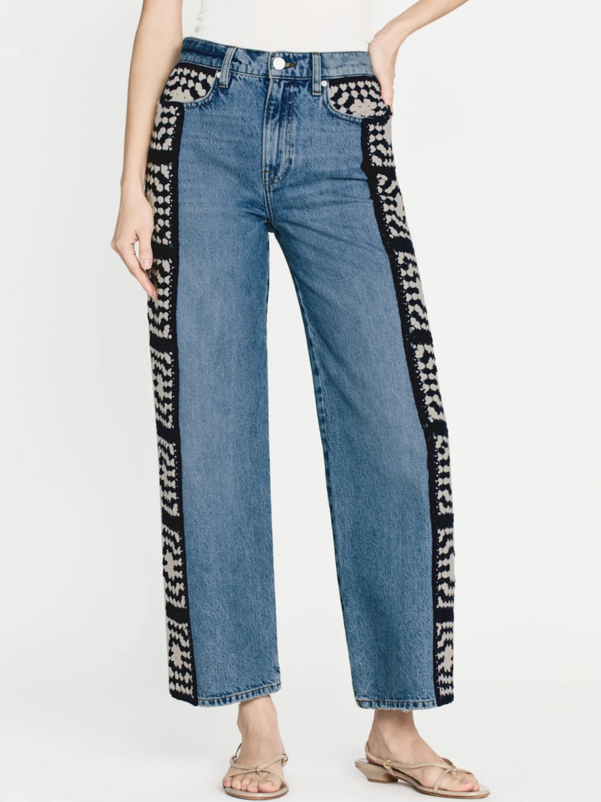Le Jane Crop Crochet in Baines Clean