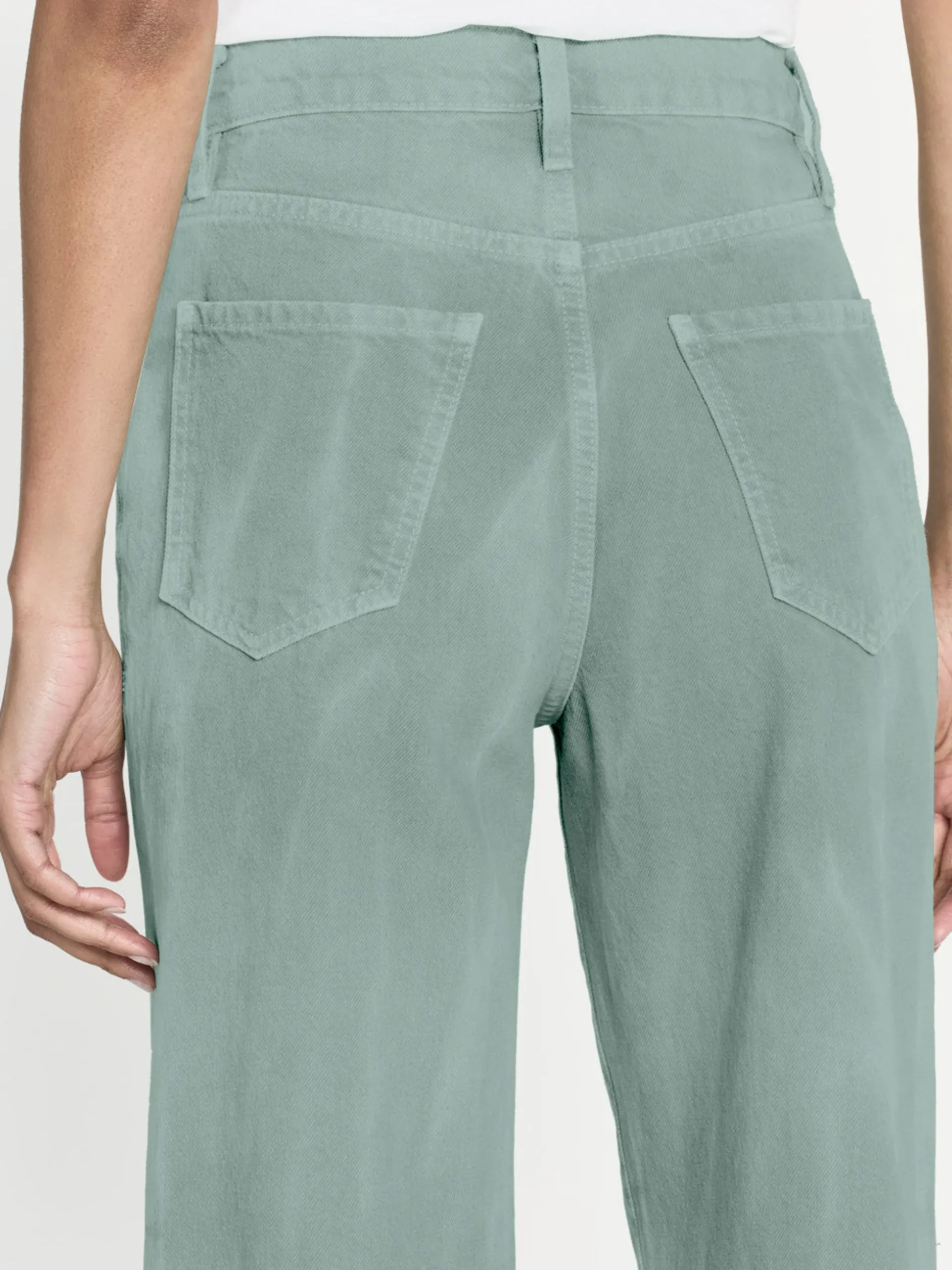 Le Jane Wide Crop in Opal