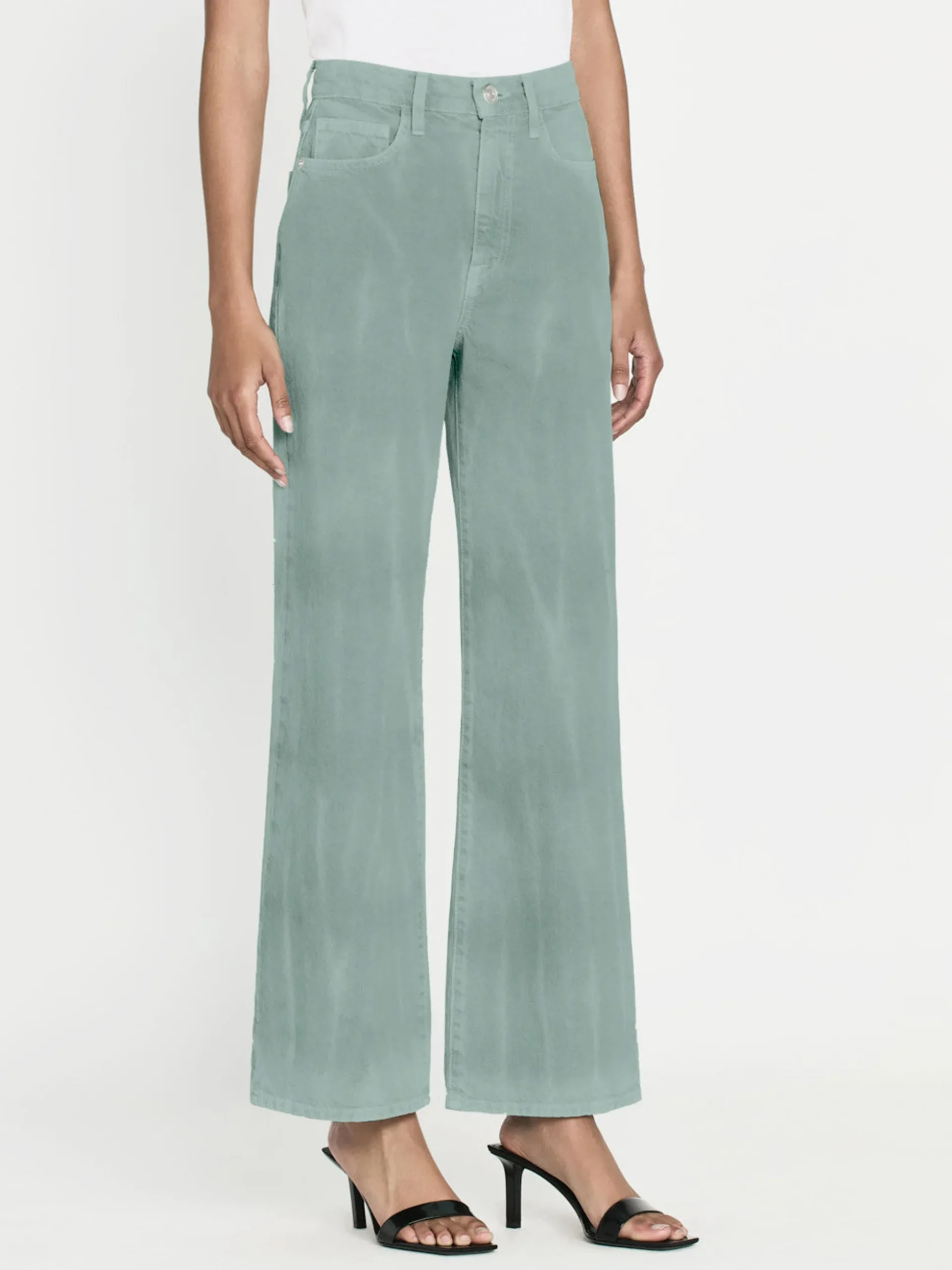 Le Jane Wide Crop in Opal