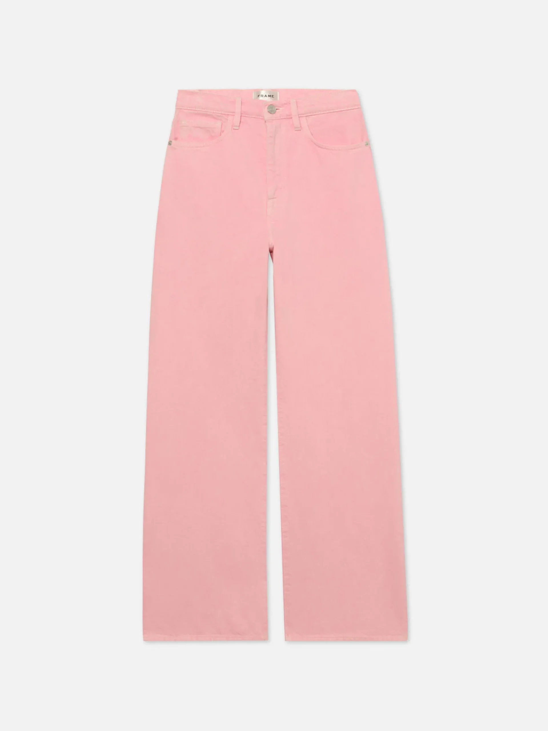 Le Jane Wide Crop in Washed Dusty Pink